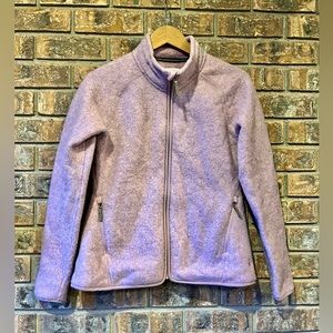 Smartwool Women’s Hudson Trail Merino Wool Fleece Full Zip Jacket W M Primrose